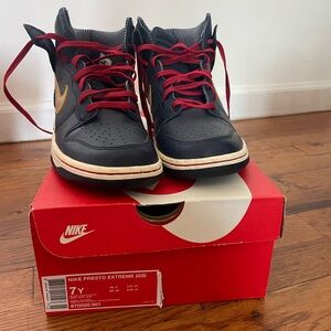 Nike Presto Extreme Black with Gold and Red Accents